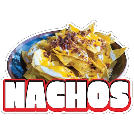Nachos Decal Concession Stand Food Truck Sticker